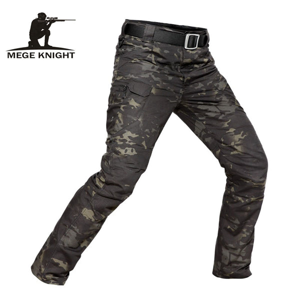 MEGE Brand Tactical Camouflage Military Casual Combat Cargo Pants Water Repellent Ripstop Men's 5XL Trousers  Spring Autumn