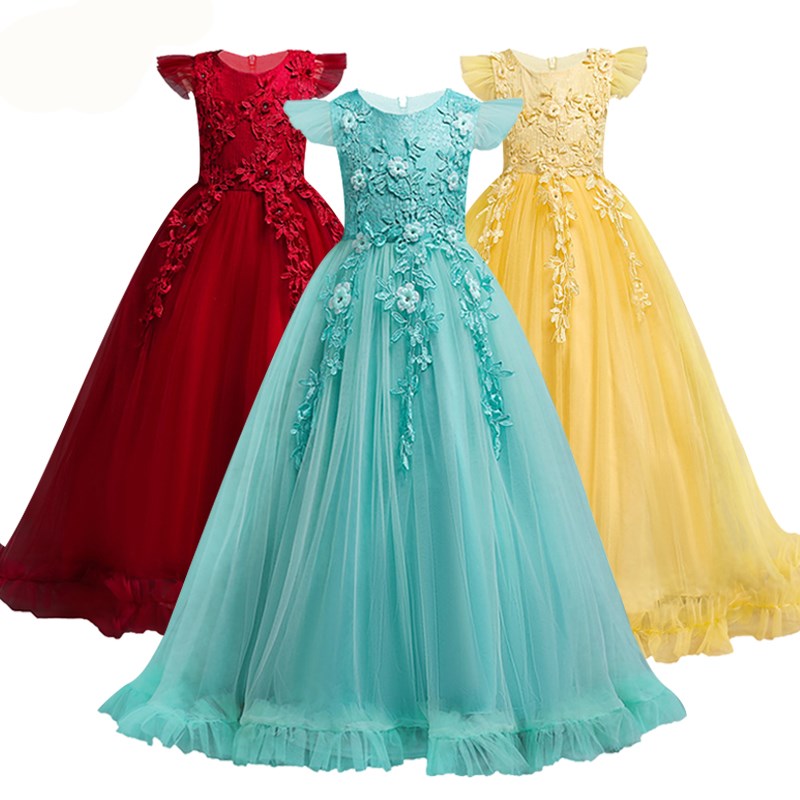 Amazon.com: 4-15 Years Old Beautiful Formal Dress Layered Puffy Flower Girl  Dress Pageant Dress Long Ball Gown Prom Party Gown (as1, Numeric,  Numeric_5, Regular, Pink): Clothing, Shoes & Jewelry